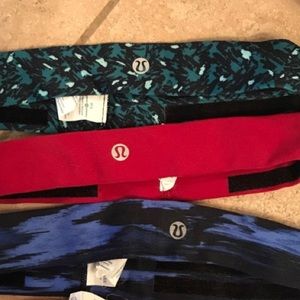 Lululemon hair bands blue and teal only included